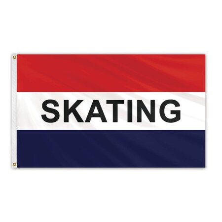 Global Flags Unlimited Skating Message Flag 3'x5' Standard Flag 204569